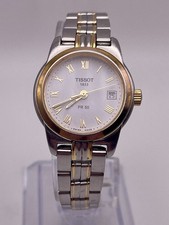 Relógio suíço feminino Tissot 1853 PR 50 WR 50M dois tons KL-BG-21476 nova bateria, usado comprar usado  Enviando para Brazil