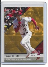 2018 Topps Now Shohei Ohtani Novato do Ano VENCEDOR DO PRÊMIO DE OURO OSB-1 RC, usado comprar usado  Enviando para Brazil