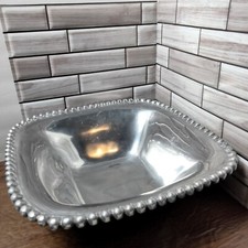 Pewter beaded bowl for sale  Port Charlotte