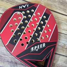 Usado, Raquete padel Nvt Speed Paddle 370Gr design leve vermelho e preto construção durável comprar usado  Enviando para Brazil