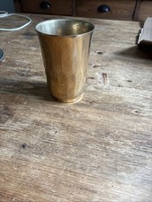 Brass faceted vase for sale  BETCHWORTH