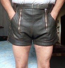 Kurze lederhose braunes gebraucht kaufen  Bad Schönborn