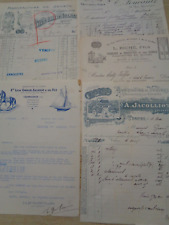 Lot factures anciennes d'occasion  Vesoul