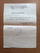 Documento cln partigiani usato  Bresso
