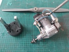 Yamada YS DZ160 motor nitro para avião de controle remoto + montagem do motor, hélice, silenciador, peças, usado comprar usado  Enviando para Brazil