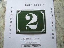 Hausnummer weiße zahl gebraucht kaufen  Nordhorn