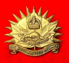 Westminster regiment canada for sale  TRING