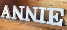 Vintage letters white for sale  LONDON