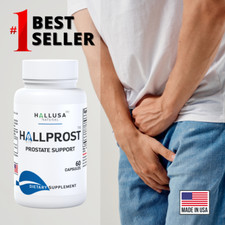 HALLPROST - Próstata inflamada - Prostatite - HBP - Função urinária - 60 tampas comprar usado  Enviando para Brazil