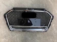 2017-20 para Audi A3 S3 RS3 Style Black Front Bumpe grade de favo de mel quadro cromado, usado comprar usado  Enviando para Brazil
