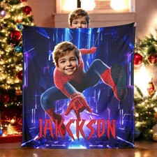 Custom spiderman blanket for sale  Falls Church