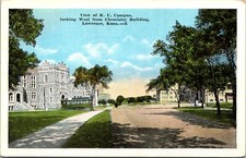 Cartão postal Lawrence Kansas University Campus do Chemistry Building década de 1920 V65 comprar usado  Enviando para Brazil