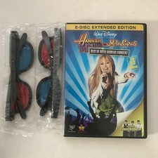 2008 Hannah Montana/Miley Cyrus 3D Anaglyph 2X 🟦 🟥 óculos 3D vermelho/azul comprar usado  Enviando para Brazil