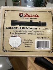 Burris ballistic laserscope for sale  WORKINGTON