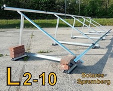 Usado, Aufständerung L  10-35 Grad vertikal / hochkant 2-10x Module Balkonkraftwerk comprar usado  Enviando para Brazil