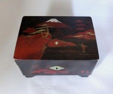 Vintage japanese lacquered for sale  NORTH WALSHAM