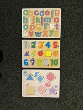 Wooden educational puzzle for sale Wooden educational puzzle for sale  BOLTON