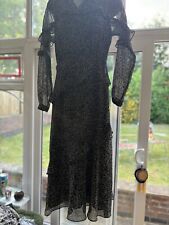 Whistles black dress for sale  LOUGHBOROUGH