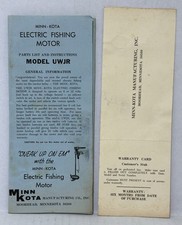 Vintage minn kota for sale  Carthage