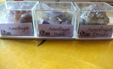 Boxes amethyst natural for sale  HEMEL HEMPSTEAD