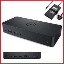 Usado, Estação de acoplamento Dell USB-C - 5K HDMI DisplayPort Ethernet Inc 130w PSU - D6000 comprar usado  Enviando para Brazil