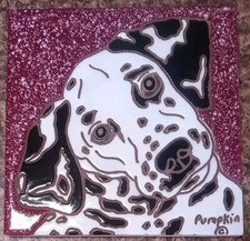 Dalmatian dog glazed for sale  Anza
