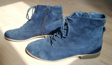 Damenschuhe stiefeletten blau gebraucht kaufen  Gelsenkirchen