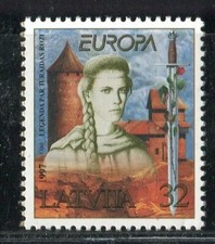 Europa 1997 lettonie d'occasion  Marsac-sur-l'Isle