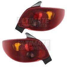 Lanternas traseiras traseiras Peugeot 206 Hatchback 2003-2009 1 par lado esquerdo e direito comprar usado  Enviando para Brazil