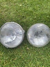 Pair lucas headlamps for sale  BEDWORTH