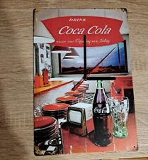 Blechschild coca cola gebraucht kaufen  Metten