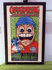 Pôster The Offspring numerado 36/600 cantado pelo tio Charlie arte emoldurada clássica comprar usado  Enviando para Brazil