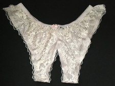 White lace crotchless for sale  CHESTERFIELD