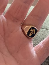 Masonic gold ring. for sale  EDINBURGH