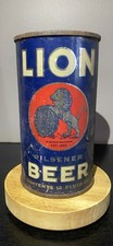 ENCONTRADO DIFÍCIL! | LATA DE CERVEJA LION PILSENER 1937 | FLAT TOP | Não-OI IRTP | NÃO LIMPA   comprar usado  Enviando para Brazil