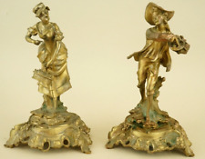Coppia sculture bronzo usato  Roma