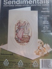 Stickpackung kreuzstich sendim gebraucht kaufen  Hirschau