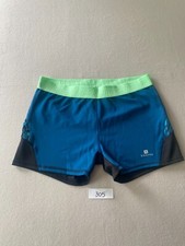 Usado, Short feminino Domyos By Decathlon Free Energy 28 colorblock azul treinamento de corrida comprar usado  Enviando para Brazil