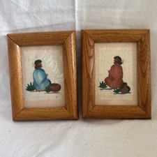 Vintage fabric painted for sale  Alpine
