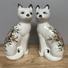 Ceramic floral cats for sale  Old Hickory