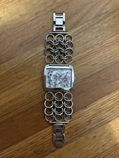 Raro relógio Ed Hardy Lynx orquídea pulseira de elos triplos círculo modelo: LY-OR3930 , usado comprar usado  Enviando para Brazil