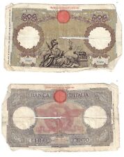 Billete Italia 100 liras 1942 #55 segunda mano  Embacar hacia Argentina