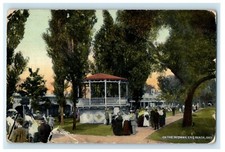 Cartão postal antigo 1917 On The Midway Gazebo People Erie Beach Ontário Canadá comprar usado  Enviando para Brazil