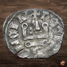 Moeda cruzada medieval - Acaia - Isabelle de Villehardouin (1297-1301) @J487 comprar usado  Enviando para Brazil