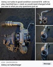 Astra vxr turbocharger for sale  TAIN
