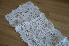 Weißer gestrickter tischläuf gebraucht kaufen  Worms