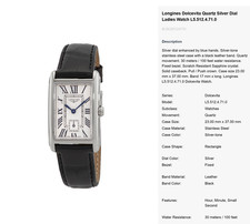 Longines dolce vita for sale  ROCHESTER