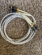 Cabo de áudio Homegrown Audio prata renda prata pura 5 pés comprar usado  Enviando para Brazil
