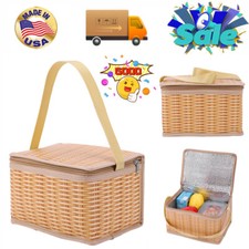 Portable wicker rattan for sale  USA