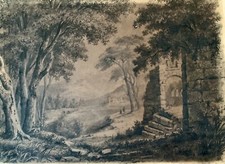 Dessin ancien bois d'occasion  Belleville